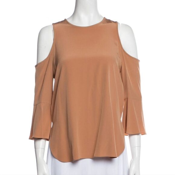 NWOT Tibi Cold Shoulder Shirt - Picture 1 of 7